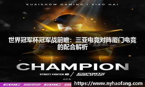 世界冠军杯冠军战前瞻：三亚电竞对阵厦门电竞的配合解析